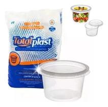 Pote Plastico P Congelamento Porcionar Vasilha 200ml 24uni