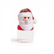 Pote Plástico Papai Noel 200ml 10x5x5cm C/2un 1591356