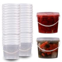 Pote Plastico Para Alimento 1.8L Tampa 20 Pçs