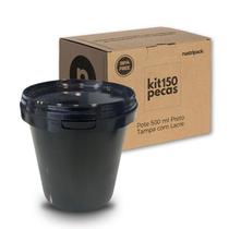 Pote Plástico Para Armazenar Leite Materno - Kit Com 150 Pçs