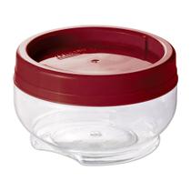 Pote Plástico Plasútil Gire Trave Vermelho 220ml Pote Plástico Plasútil Gire Trave Vermelho 220ml