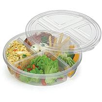 Pote Plástico Premier 4 Divisórias 1,2L BPA Free Nitron Plast Pote Plástico Premier 4 Divisórias 1,2L BPA Free Nitron Plast