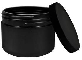 Pote Plástico Preto Multiuso Redondo 350g - Santa Clara