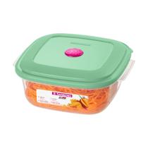 Pote Plástico Quadrado Baixo VAC Freeze 1,3L Sortido - Sanremo Pote Plástico Quadrado Baixo VAC Freeze 1,3L Sortido - Sanremo