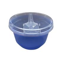 Pote Plástico Qualyplas com Tampa e Colher para Bolo - 517 Pote Plástico Qualyplas com Tampa e Colher para Bolo - 517