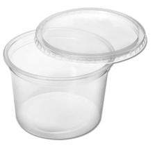 Pote Plástico Redondo Com Tampa Bolo De Pote 750Ml C/240