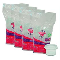 Pote Plástico Redondo Descartável 140ml - 100 Unidades