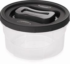 Pote Plástico Redondo Rosca 2l Freezer Micro Empilhavel Pote Plástico Redondo Rosca 2l Freezer Micro Empilhavel