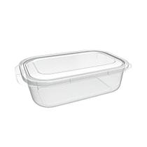 Pote Plastico Retangular Alto Pequeno 1,5L. Pote Plastico Retangular Alto Pequeno 1,5L.
