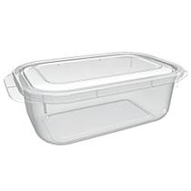 Pote Plastico Retangular Alto Pp 868Ml. Pote Plastico Retangular Alto Pp 868Ml.