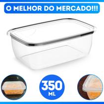 Pote Plástico Retangular Com Tampa, Jogo Pote Bpa Free. Conjunto Potinhos Fitness