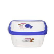 pote plástico retangular hermético azul 2,3l flor sanremo pote plástico retangular hermético azul 2,3l flor sanremo