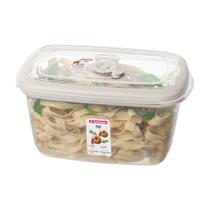 Pote Plástico Retangular Hermético Cappuccino 2,3L Flor Sanremo Pote Plástico Retangular Hermético Cappuccino 2,3L Flor Sanremo