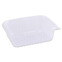Pote Plástico Retangular Transparente Freezer/Microondas 500ml c/24 - Prafesta