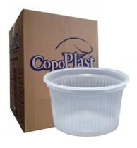 Pote Plástico S/ Tampa Sorvete 250Ml Copoplast C/2000 (2Cxs)