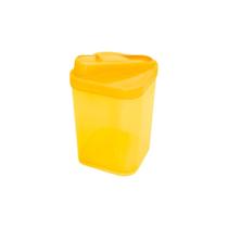 Pote Plástico Saleiro Tampa Porta Condimento Prateleira Farinheira 800ml Multiuso BPA Free Zeek