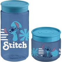 Pote Plástico Stitch Kit 160ml + 350ml Pote Plástico Stitch Kit 160ml + 350ml