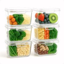 Pote Plásticos Cristal 750ml com Trava Kit Para Marmita Fitness Microondas e Geladeira Facil Pote Plásticos Cristal 750ml com Trava Kit Para Marmita Fitness Microondas e Geladeira Facil