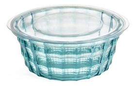 Pote Plasvale Redondo Em Plastico Cristal Azul Turquesa P Pote Plasvale Redondo Em Plastico Cristal Azul Turquesa P
