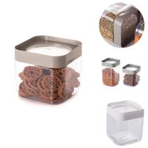 Pote Plug Plástico Tampa Plasútil 1,28L Empilhável