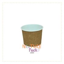 Pote Polipapel 120Ml Kraft 50Un