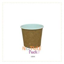 Pote Polipapel 160Ml Kraft 50Un