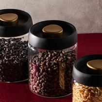 Pote Porta Alimentos Vácuo 800ml De Vidro Fino 10,5x13,5cm