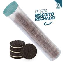 Pote Porta Biscoito Recheado Mantimento Ermético C/ Rosca Armazenamento