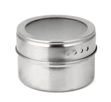 Pote porta condimento de inox com imã 4cm Pote porta condimento de inox com imã 4cm