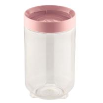 Pote Porta Condimentos Conecta Plástico 900ml Rosa Com Tampa UZ