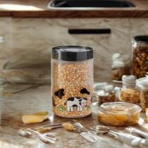 Pote Porta Condimentos Estampada Vaquinha 1100ml Tiba