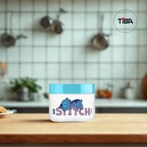 Pote Porta Condimentos Tampa Organizador Multiúso 500mL Stitch