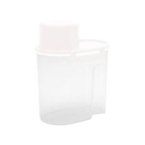 Pote Porta Farinha 1,8L Farinheira c/ Bico Dosador de Plástico Dispenser Para Cereais 1800ml Porta Sabão em Pó -