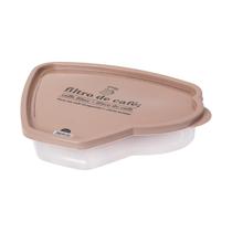 Pote Porta Filtro Café da Manhã Retrô Guarda Papel Coador Tampa Decorado Organizador Plasutil