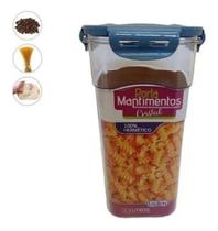 Pote Porta Mantimento 100% Hermético 2,5l Trava Tampa Cores Pote Porta Mantimento 100% Hermético 2,5l Trava Tampa Cores