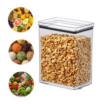 Pote Porta Mantimento Hermético de Acrílico 4.2L Paramount Cozinha Arroz Feijão Cereais Organizador de Alimentos