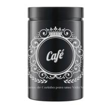 Pote Porta Mantimentos Preto 1,5LT Tampa de Rosca Clássico Café Açúcar Cantinho do Café - Pote Porta Mantimentos Preto 1,5LT Tampa de Rosca Clássico Café Açúcar Cantinho do Café -