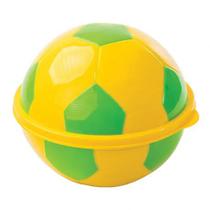 Pote Porta Mix Bola de Futebol para Petiscos 380ml Plasútil