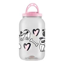 Pote Porta Ração Comedouro Cachorro Gato 3,6lt Decorado -