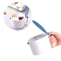 Pote Porta Tempero Condimento C/ Divisórias Colher Cozinha