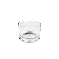 Pote Porta Vela Algodao Vidro Mini Vaso Redondo 180ml