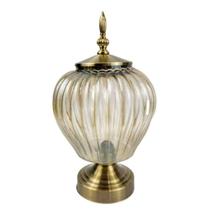 Pote Potiche Decorativo Bronze Âmbar Suiça 37X21cm G - Inigual