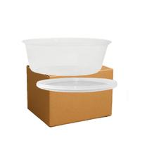 Pote PP com Tampa Lacre 400 Ml Redondo Transparente 372 unidades