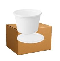 Pote PP Com Tampa Lacre 500ml Kit com 120 Unidades