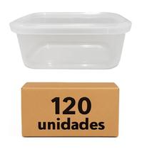 Pote PP Tampa Lacre 120 Unidades 250ml Freezer e Microondas