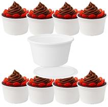 Pote PP Tampa Lacre Alta Vedação Congelados Freezer Microondas 10 Unidades 400ml