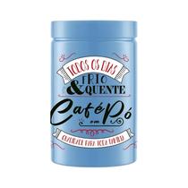 Pote Premium Café em Pó Azul Claro para Cozinha Pote Premium Café em Pó Azul Claro para Cozinha