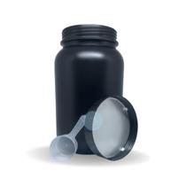 Pote Preto Vazio Com Tampa e Selo de Inducao 3,6L - 5und