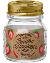 Pote Qstagioni Bormioli Rocco 8x8x8cm Vidro Transparente 150ml Utensílio de Cozinha para Preparo e Servir