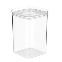 Pote Quadrado 1,4L Porta Mantimentos Farinha Trigo Açúcar Pote Quadrado 1,4L Porta Mantimentos Farinha Trigo Açúcar